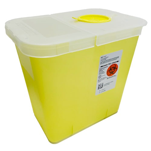 Monoject Multi-Purpose Sharps Container with Hinged Lid