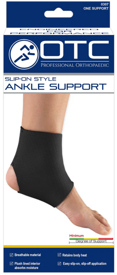 OTC Neoprene Ankle Support Black