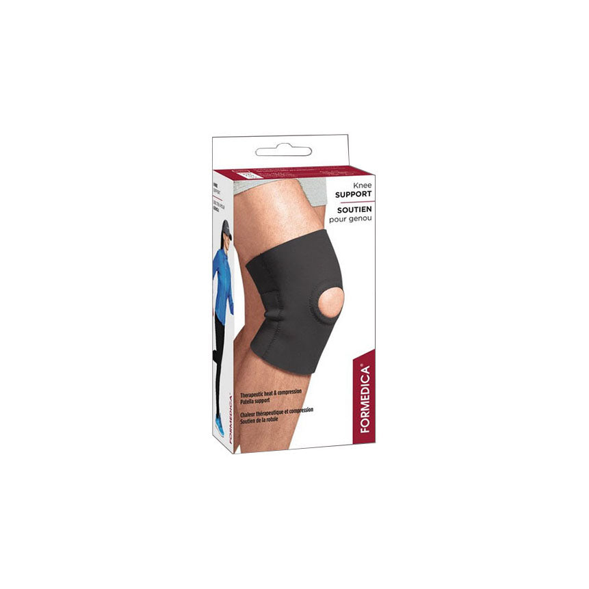 Knee Support, Neoprene, Black