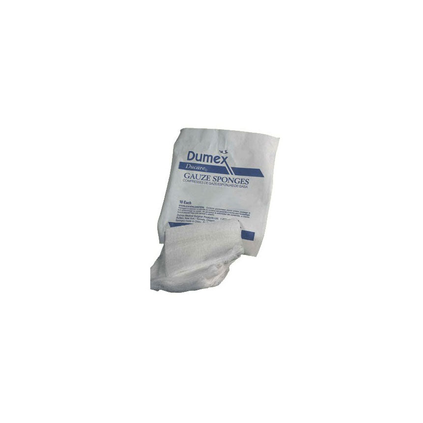 Ducare Gauze Sponge, 8-Ply, Non-Sterile, Non-Woven
