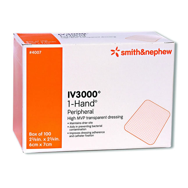 IV3000™ 1 Hand Catheter Dressing, Moisture Responsive