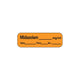 Anesthesia Label, 1" Core, W1/2" X L1-1/2"
