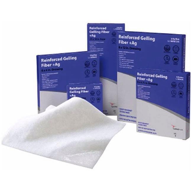 Pansement à l'alginate Cardinal Health™, fibres gélifiantes renforcées, complexe d'argent ionique