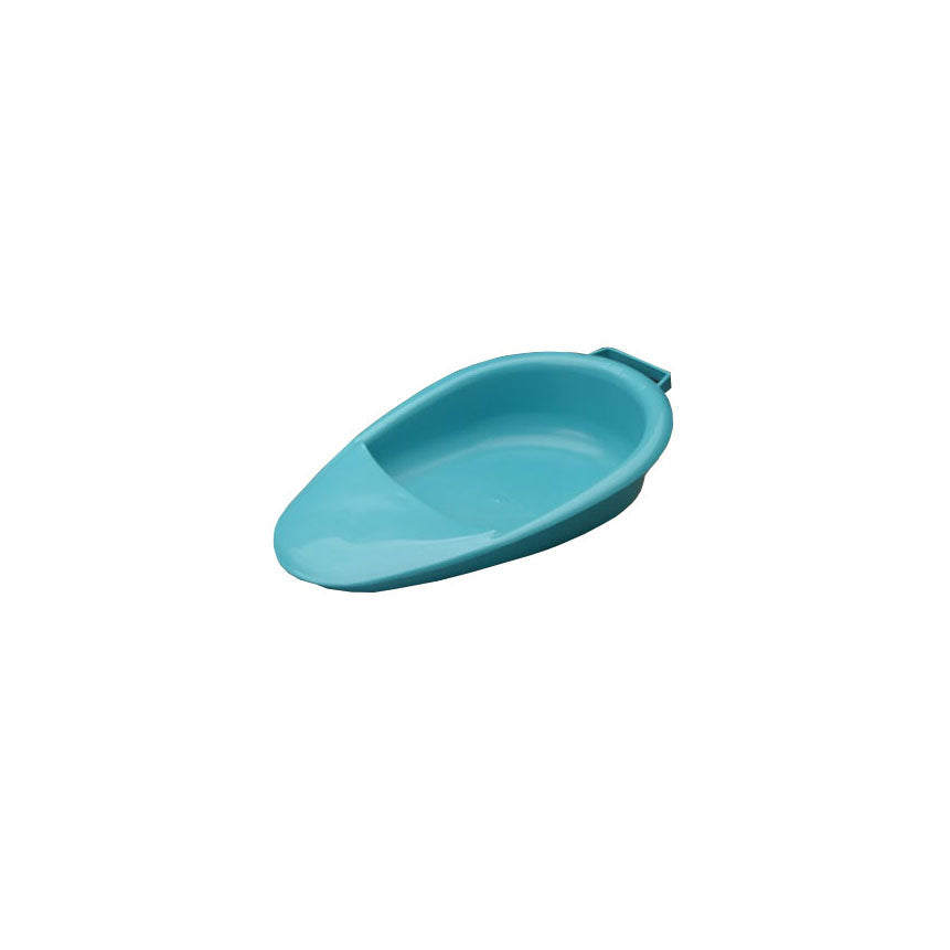 Bassin de lit pour patient, 2,5 L, grand, bleu