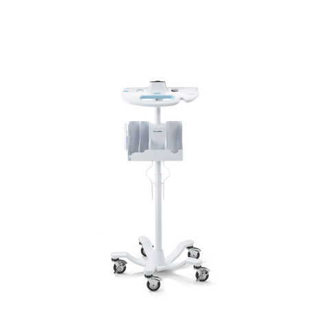Support mobile de gestion des câbles pour moniteur de signes vitaux Connex série 6000 ; avec bac de rangement