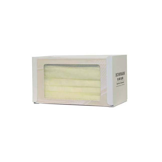 Distributeur de masques faciaux, à élastiques, blanc