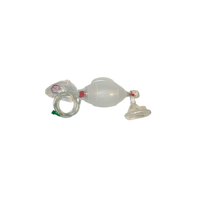 SPUR II Resuscitator, Adult, with Medium Adult Mask, Oxygen Reservoir Bag