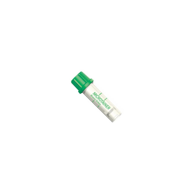 Microtainer Blood Collection Tube, Lithium Heparin, 200-400ul