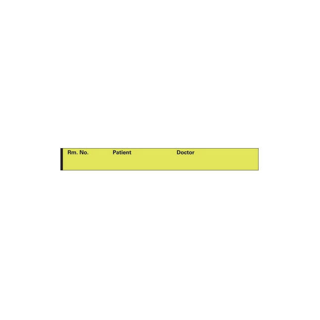 Patient ID Tape, Imprinted, W1/2" x L4-1/2"