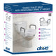 2-In-1 Locking Raised Toilet Seat With Tool-Free Removable Arms, 5"