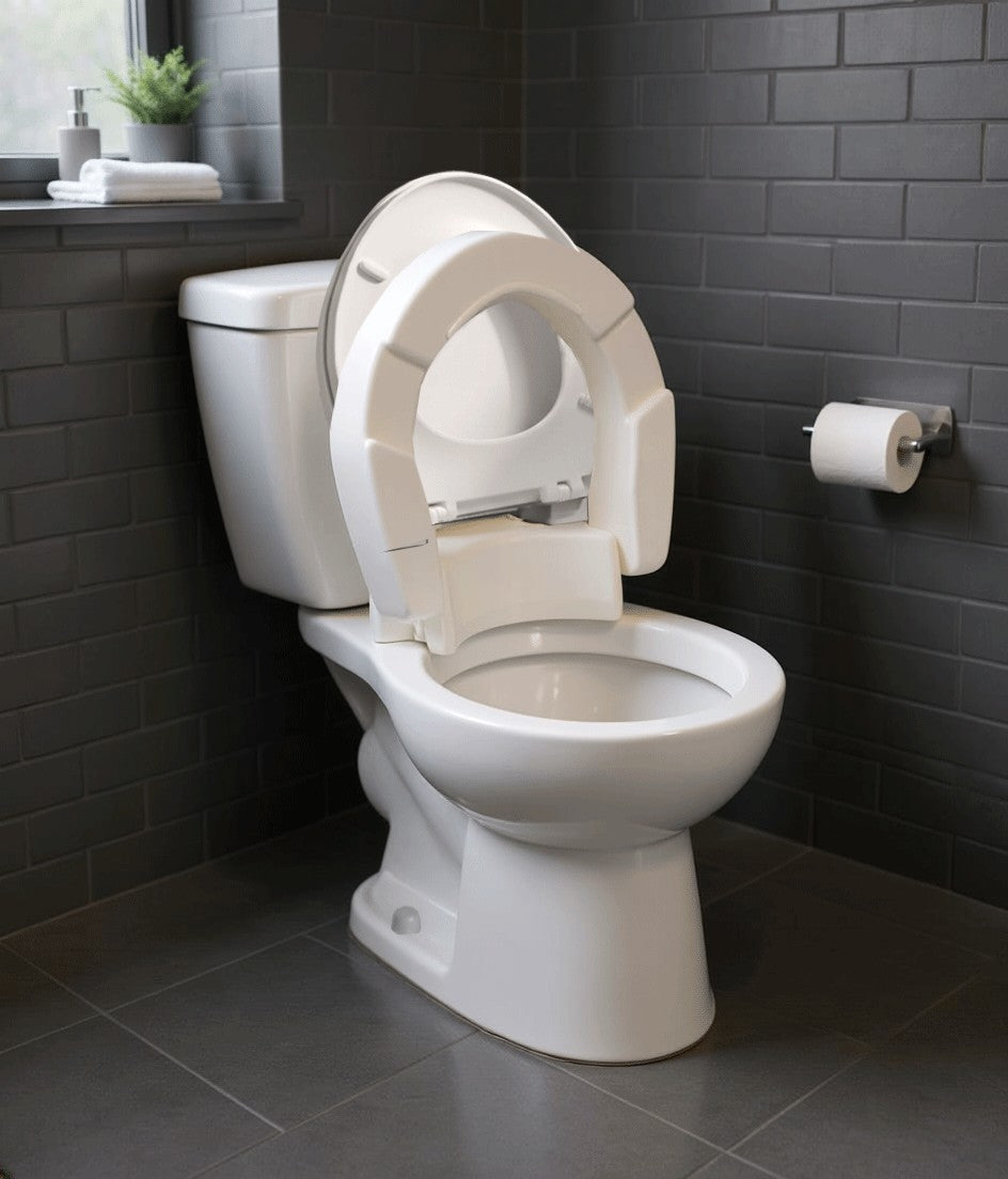 Hinged Raised Toilet Seat