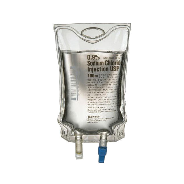 Solution injectable de chlorure de sodium à 0,9 %, récipient Viaflex®