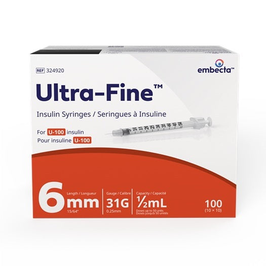 Insulin Syringe, with Ultra-Fine L6mm ODSEC 31GA Needle