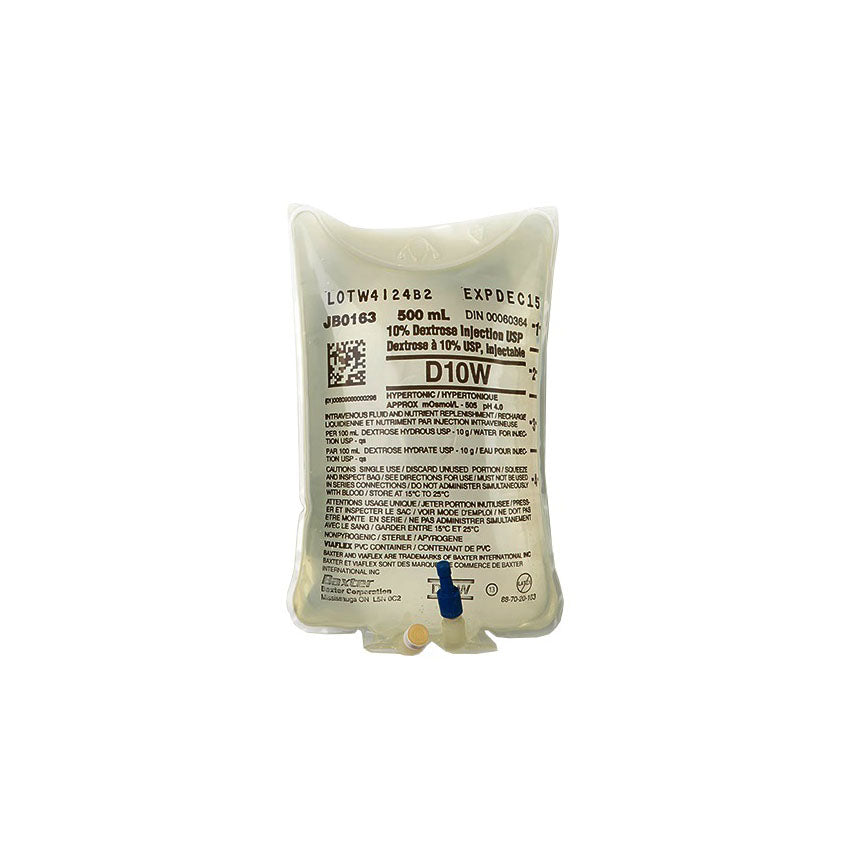 10% Dextrose Injection Solution, Viaflex plastic container