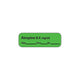 Anesthesia Label, 1" Core, W1/2" X L1-1/2"