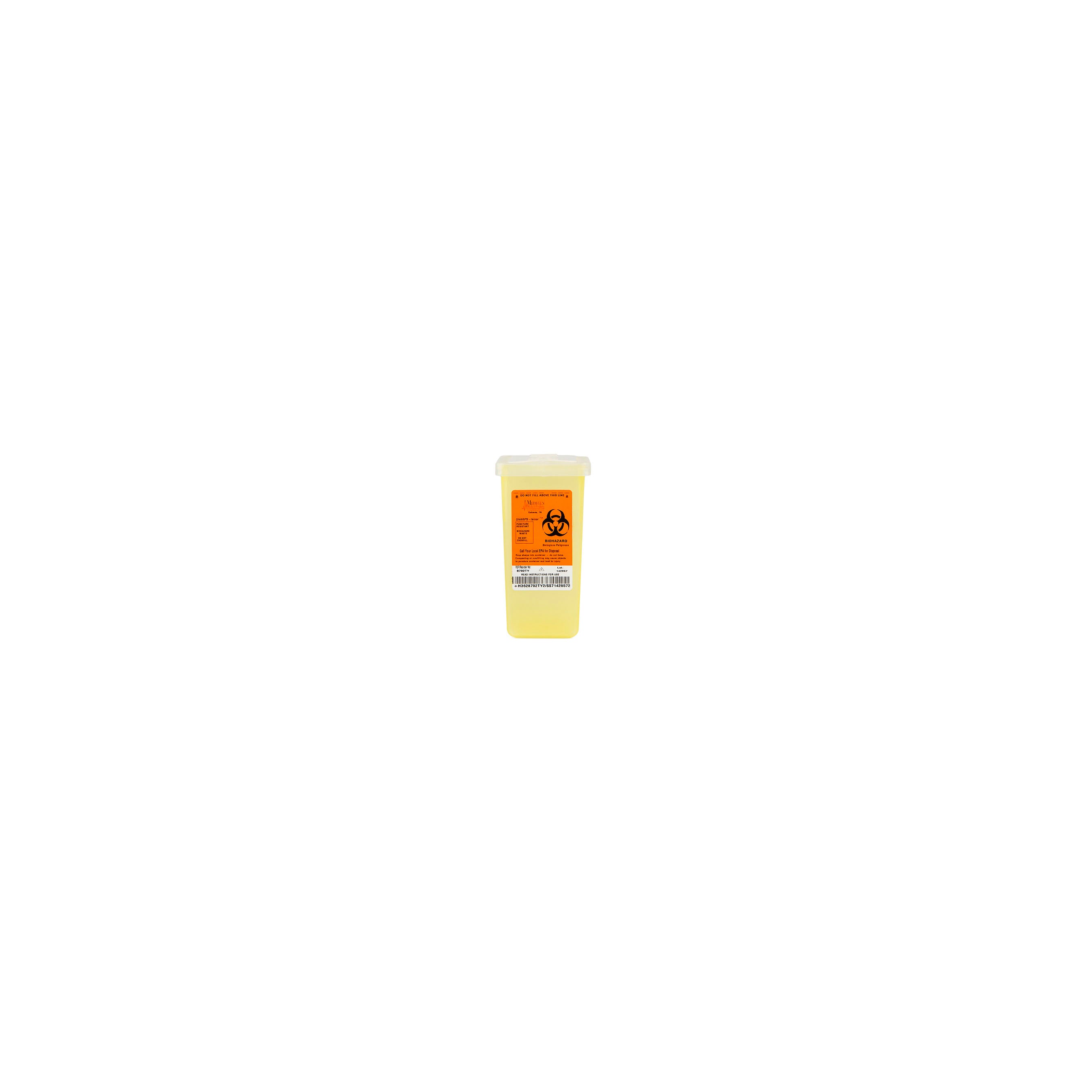 Sharps Tray, Yellow