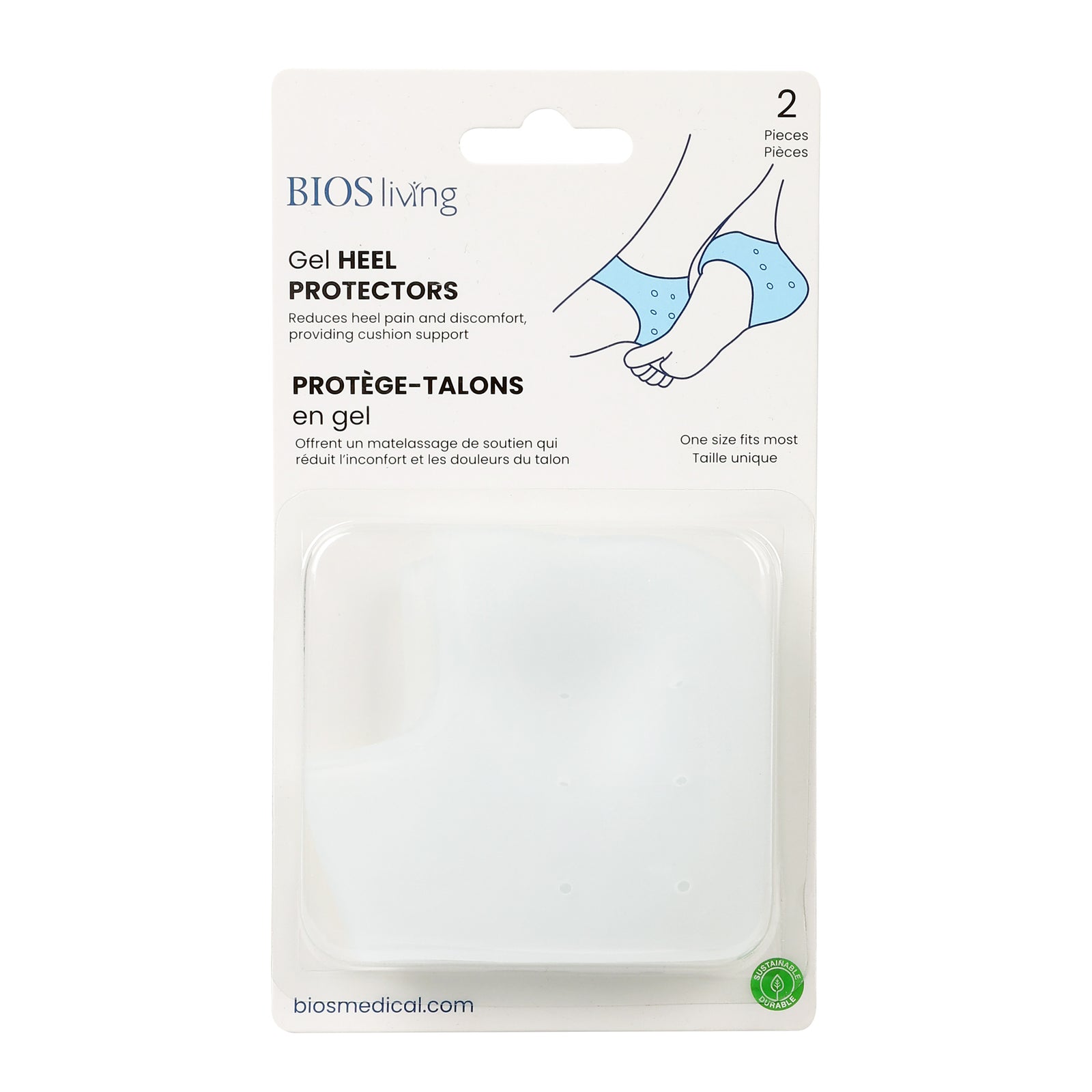 BIOS Living - Gel Heel Protectors (FT117)
