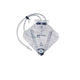 Poche de drainage urinaire Dover™, chambre anti-reflux, tube de drainage avec fixation auto-agrippante, sac en polyéthylène, 2000 ml