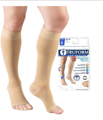 BELOW-KNEE Microfiber SOCKS/ALOE Vera 20-30 OT