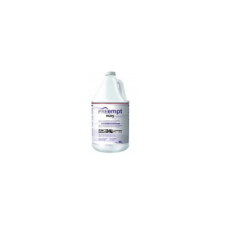 PREempt HLD5 High Level Instrument Disinfectant and Sterilant, 4L, Bottle