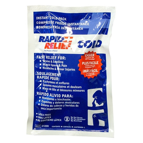 Rapid Relief Instant Cold Pack, FTP Technology
