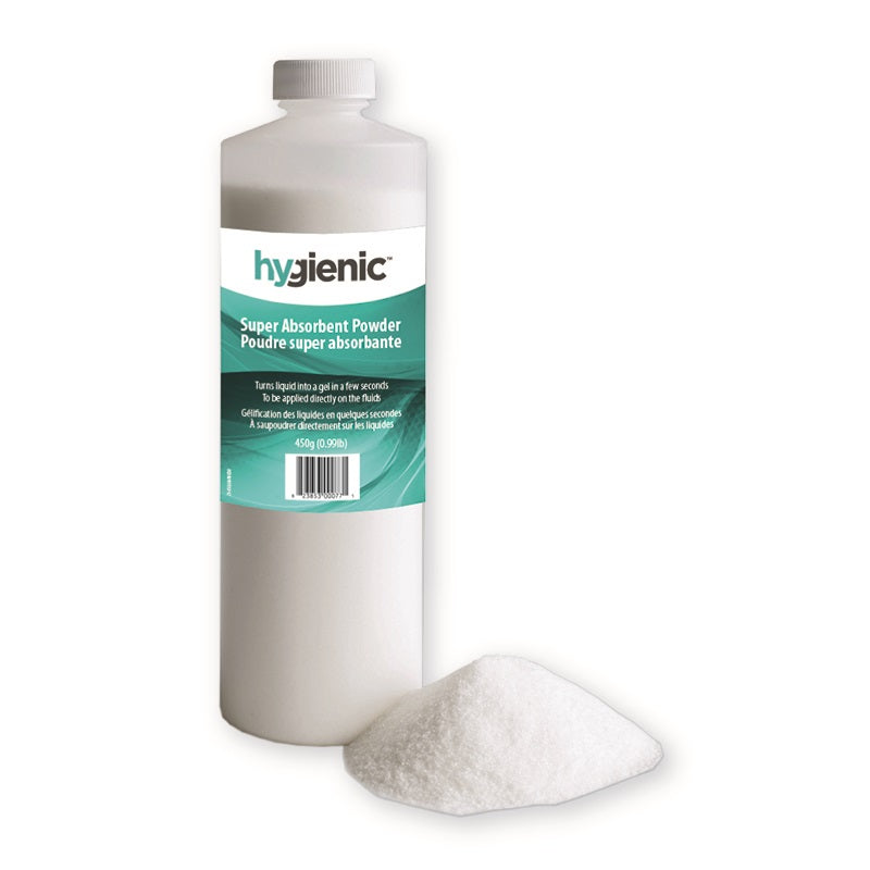 hygienic super-absorbent powder