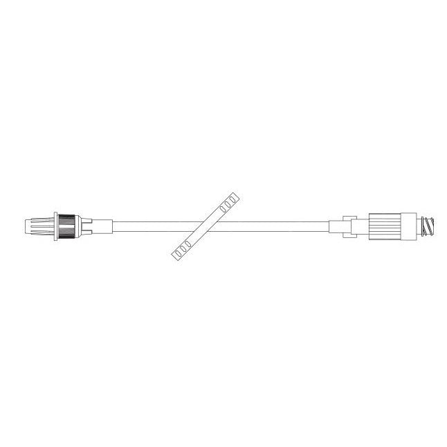 Ensemble de rallonge de cathéter droit, alésage standard, valve activée CLEARLINK Luer, 7,6"