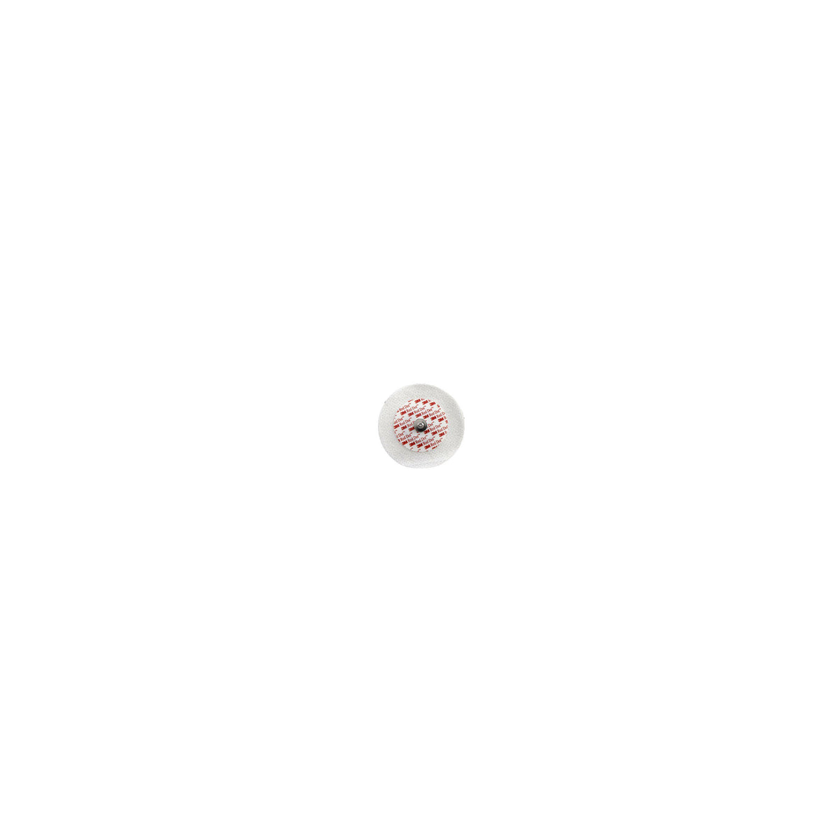 Red Dot Micropore Paper Tape Monitoring Electrode, Adult, OD 2.4"