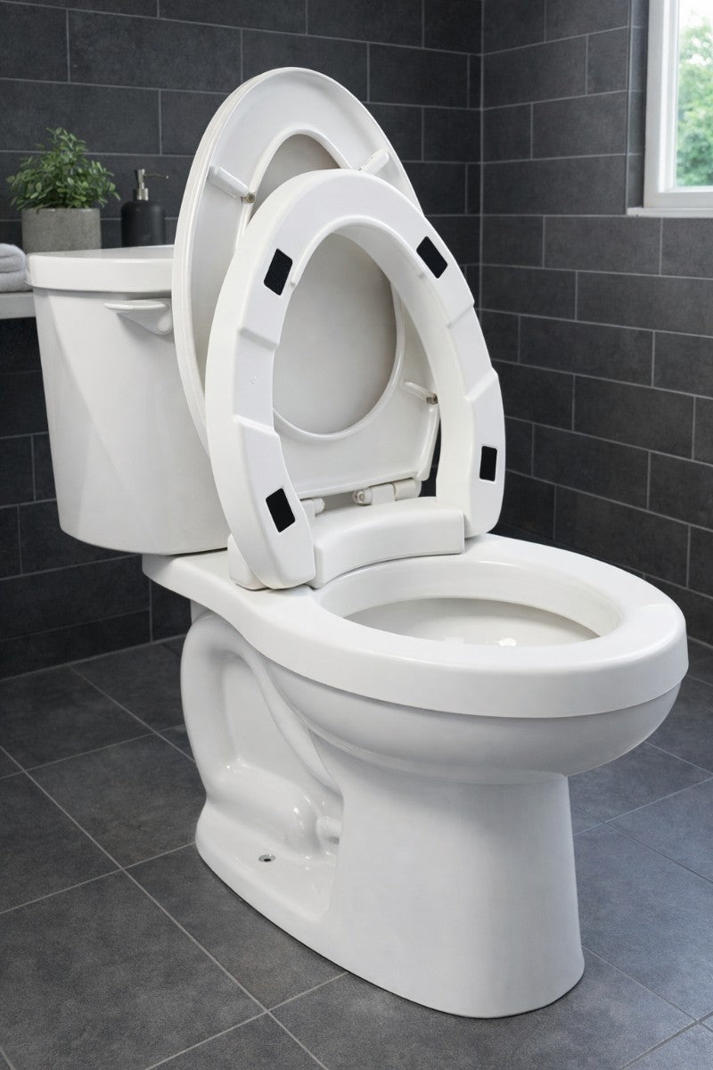 Hinged Raised Toilet Seat