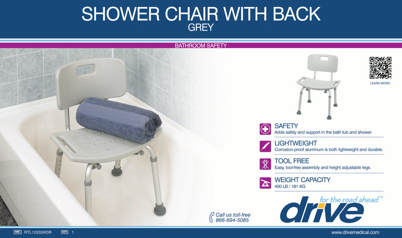 Deluxe Aluminum Bath Chair