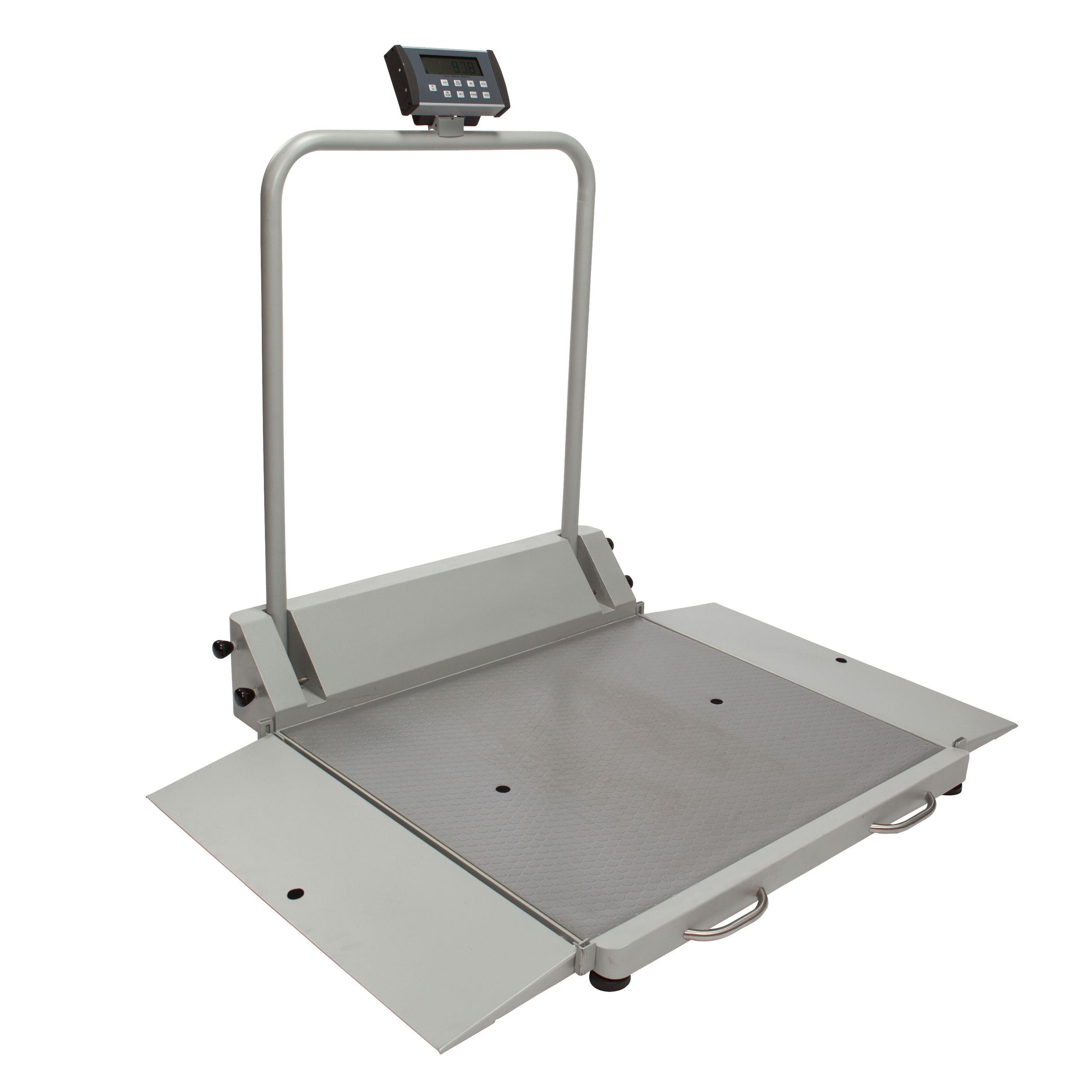 Balance numérique pour fauteuils roulants avec double rampe