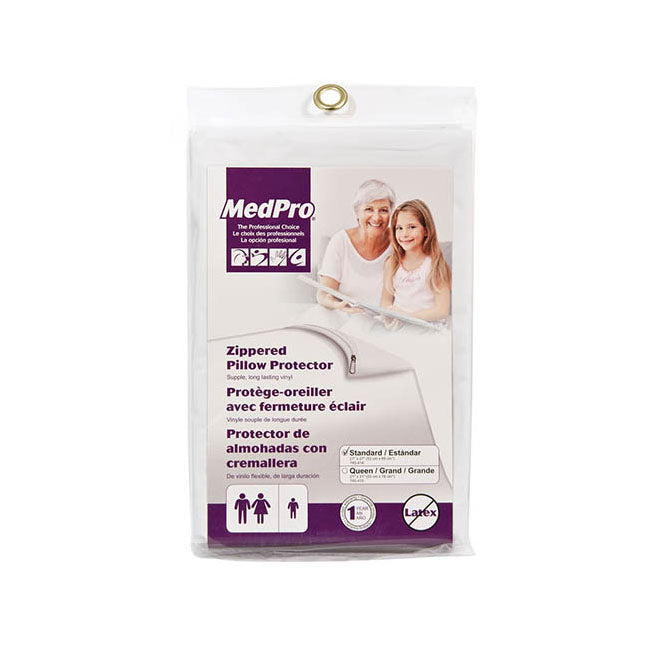 MedPro Pillow Protector, Vinyl, Standard