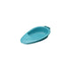 Bassin de lit pour patient, 2,5 L, grand, bleu