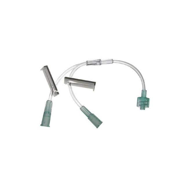 Ensemble d'extension, petit diamètre, comprenant un connecteur Luer Lock mâle distal