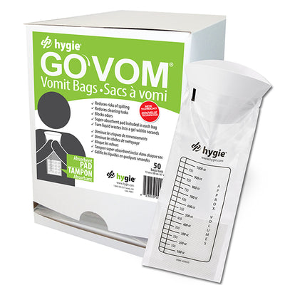 GO VOM Vomit bag, Graduated