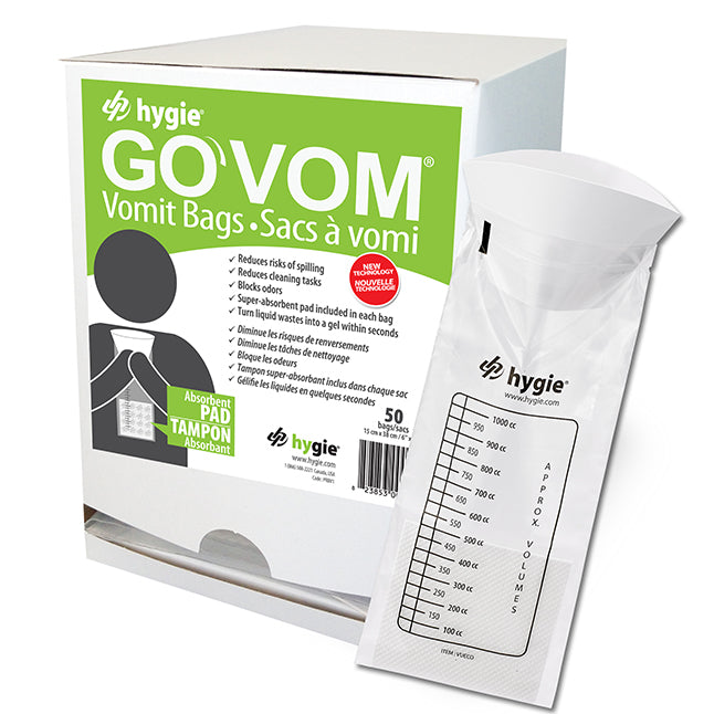 GO VOM Vomit bag, Graduated