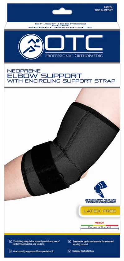 OTC Neoprene Elbow Sleeve/Strap Black