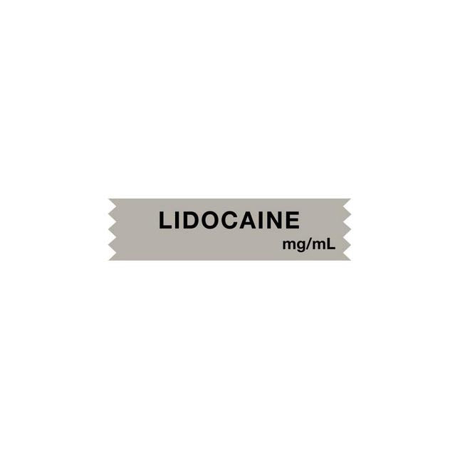 Bande anesthésiante, lidocaïne, grise