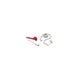 Kit de sonde et de puits, rectal, rouge