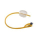 Dover™ Silicone Elastomer Coated Latex Foley Catheters, 30 cc, 2-Way, Coudé Tip, Hydrogel