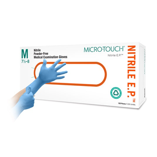 Micro-Touch® Nitrile E.P.® Exam Glove with Extended Cuff