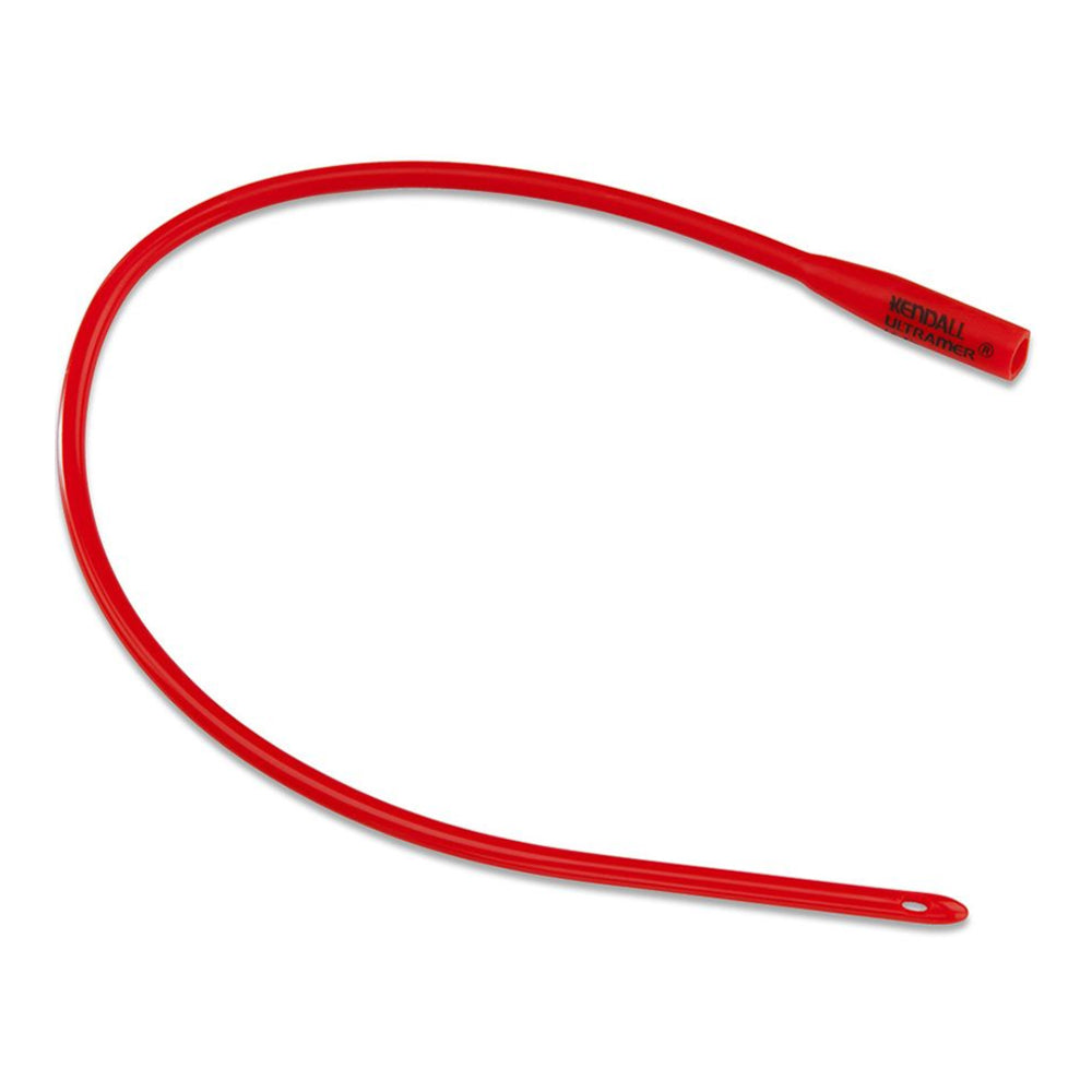 Dover™ Red Rubber Robinson Catheters, 16 in., Non-Coated Smooth Rounded Tip