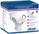 Drive Premium Plastic Raised Elongated Toilet Seat With Lock. 5"