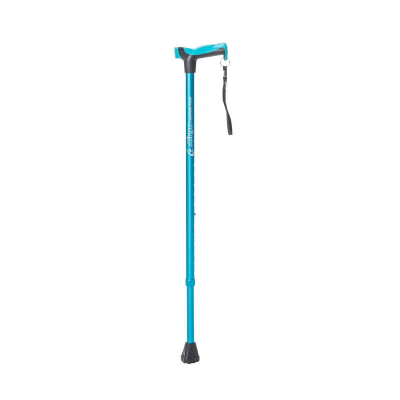 Airgo Comfort-Plus Aluminum Cane, Derby Handle (T-Handle)