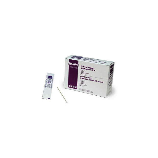 MedPro Cotton Tipped Applicator, Wooden, Sterile