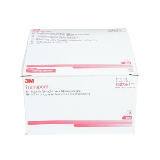 Transpore Surgical Tape, Plastic, Transparent