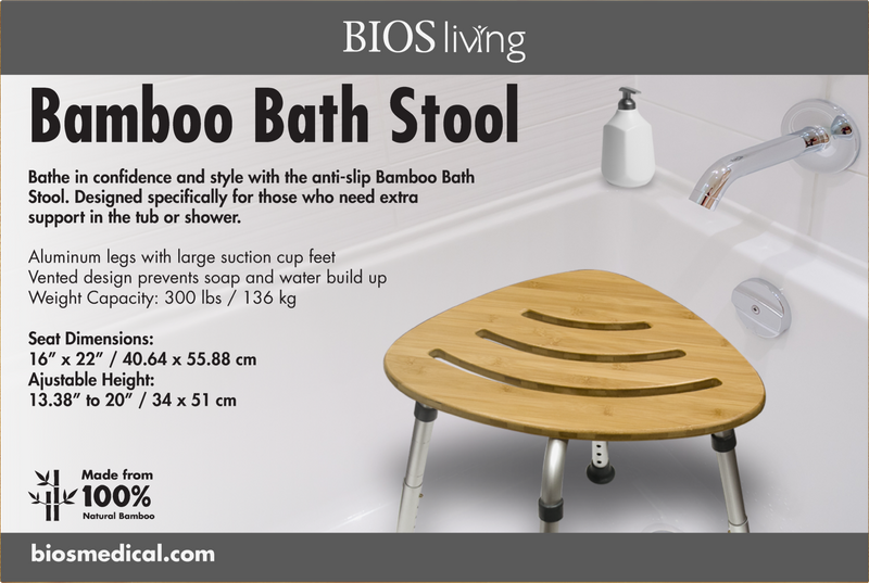 BIOS Living - Bamboo Bath Stool (60061)