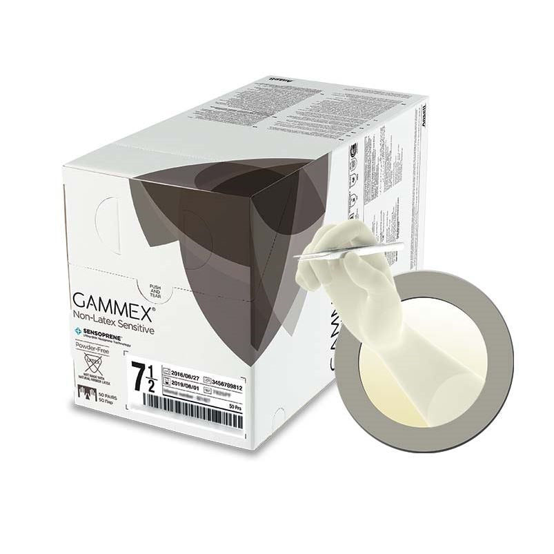 Gants chirurgicaux sensibles sans latex GAMMEX®