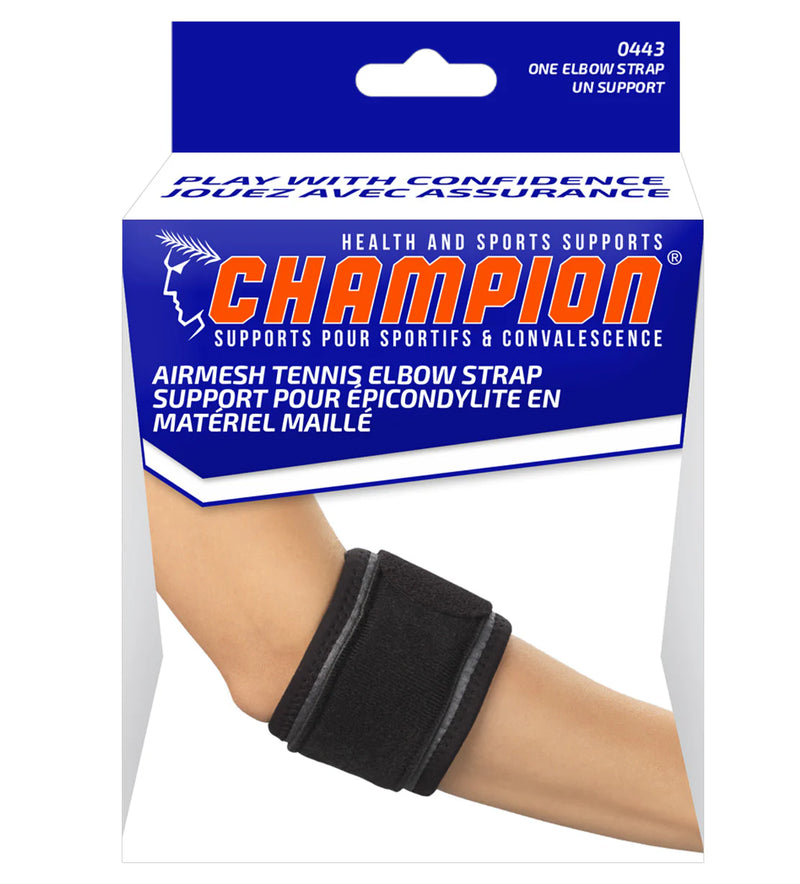 Champion Tennis Elbow Strap Black