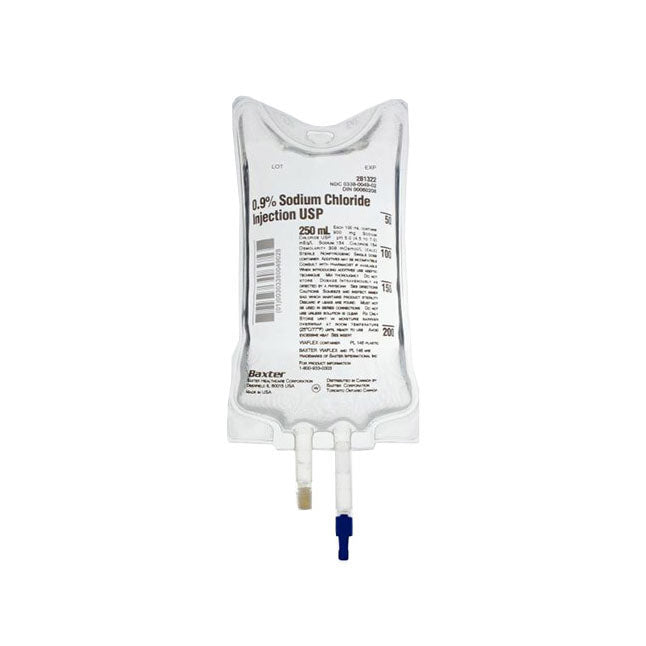 Solution injectable de chlorure de sodium à 0,9 %